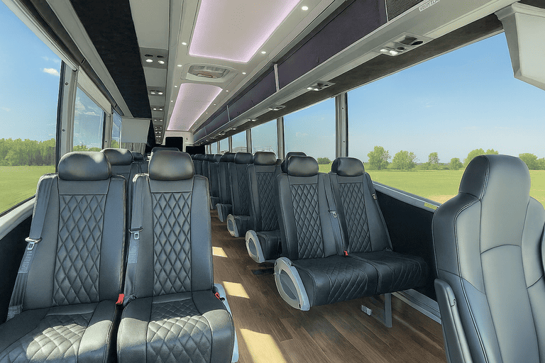 coach bus in Raleigh