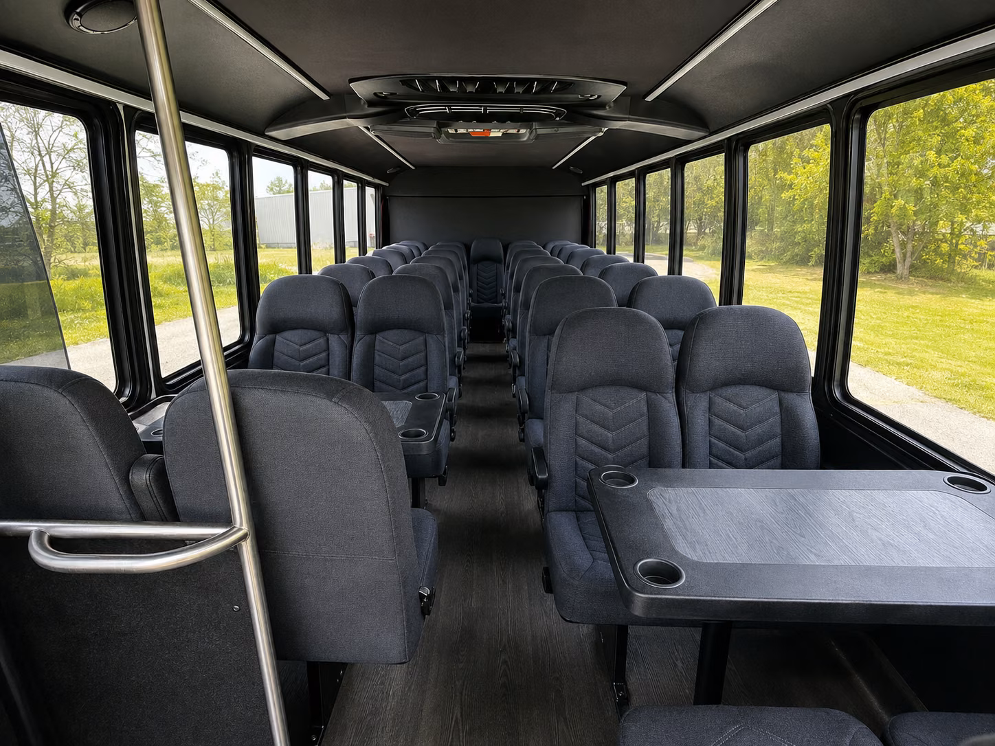 raleigh 20 passenger minibus inside