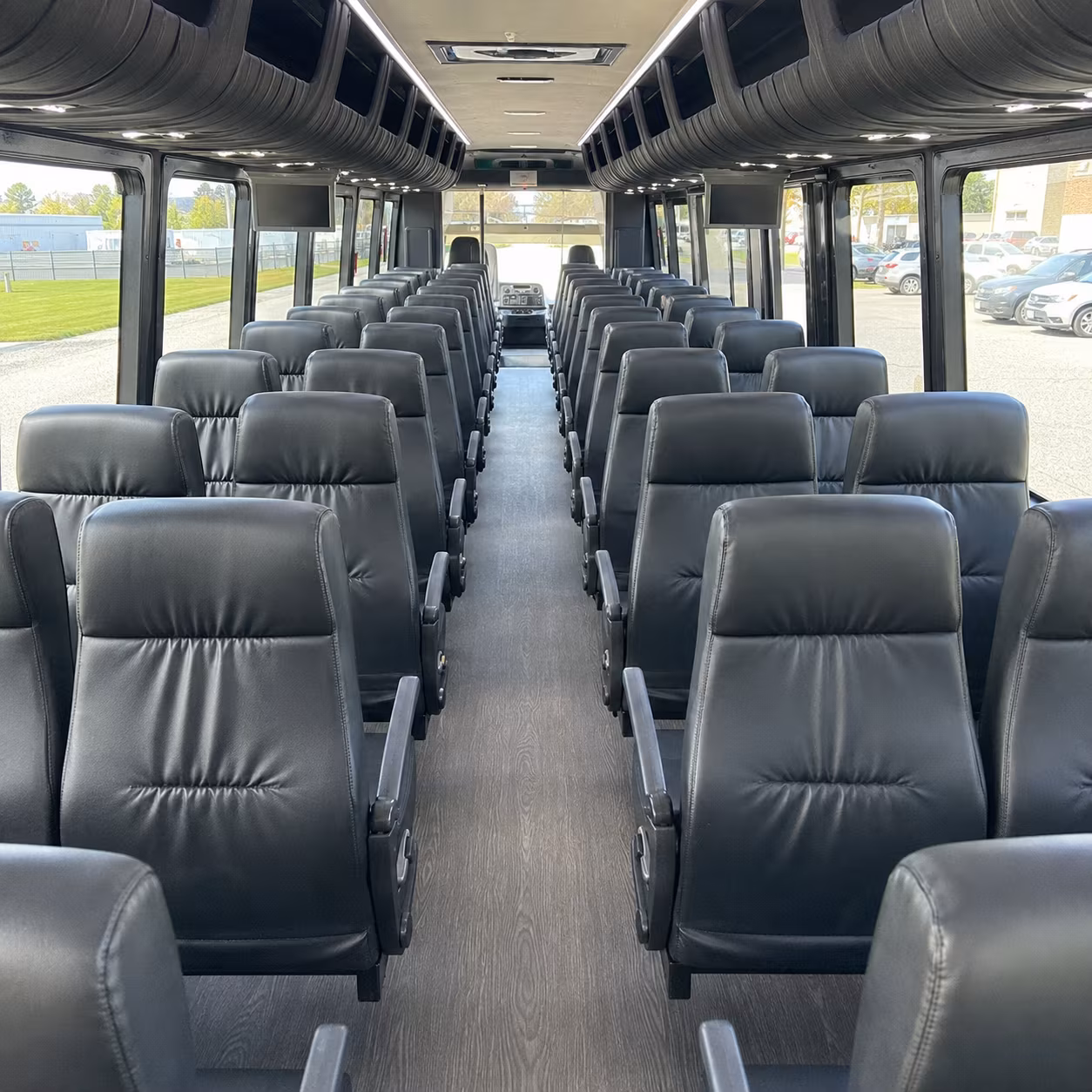 raleigh 25 passenger minibus interior