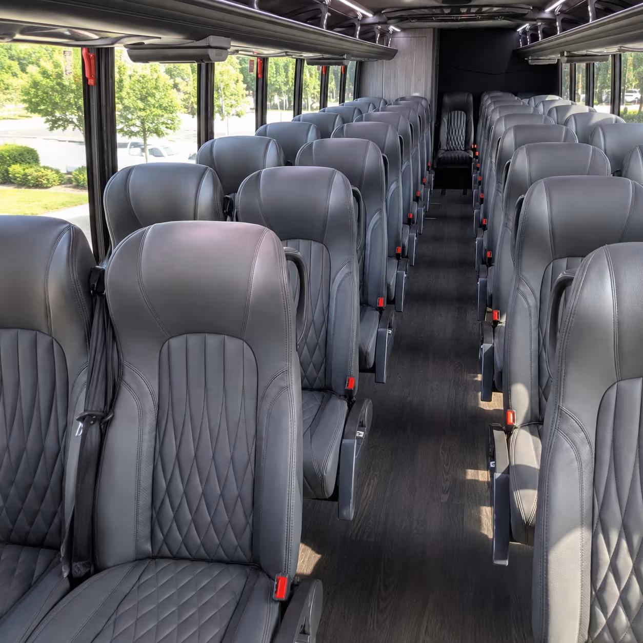 raleigh 28 passenger minibus inside