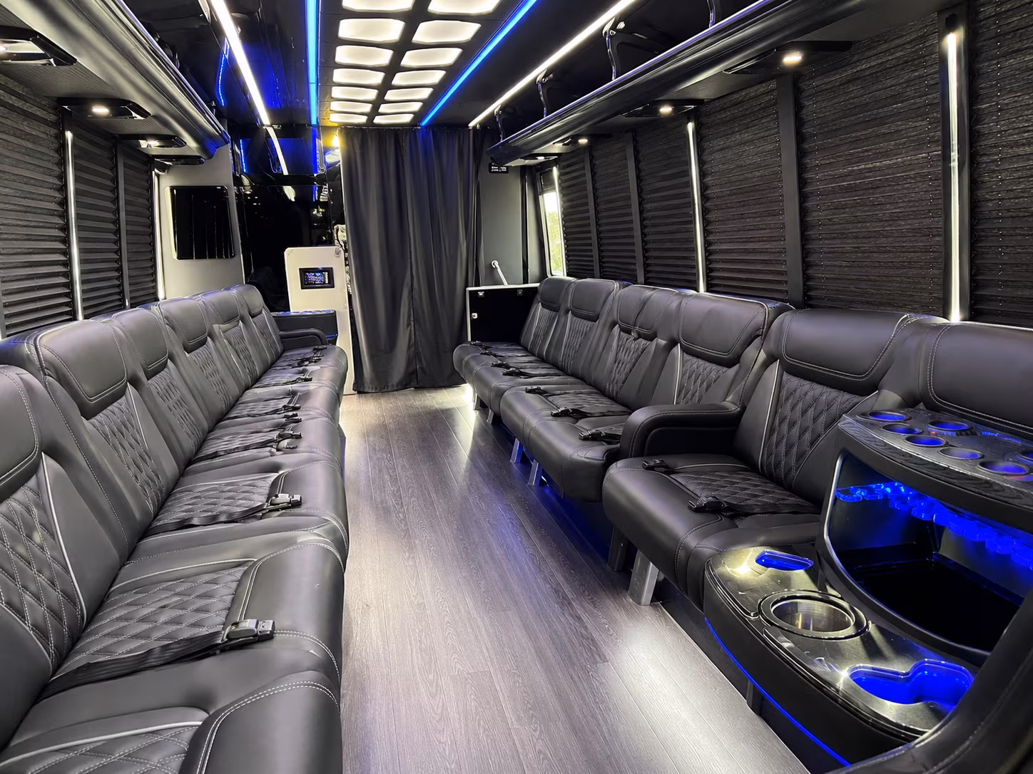 raleigh downtown durham american party bus rental