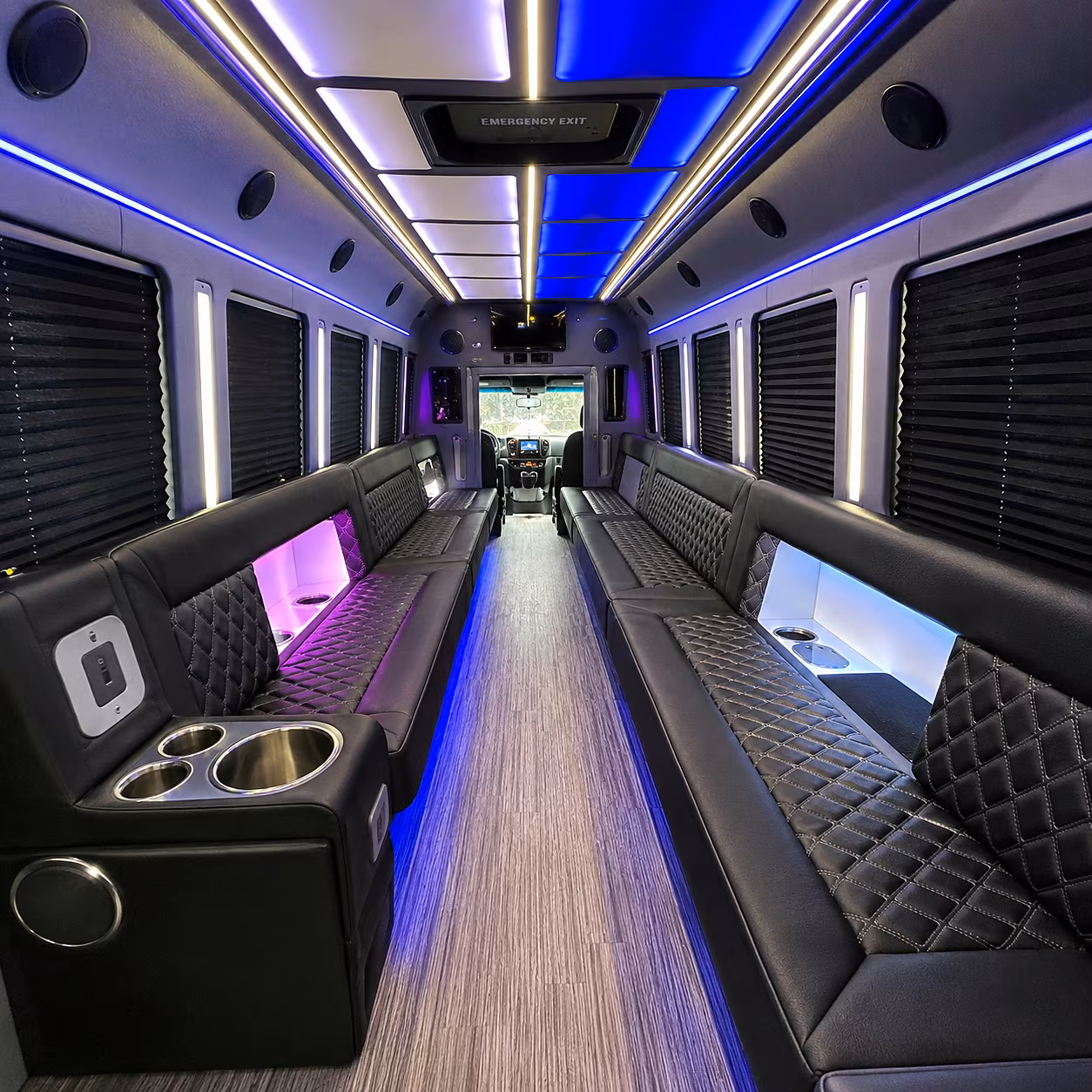 raleigh wedding party bus rental